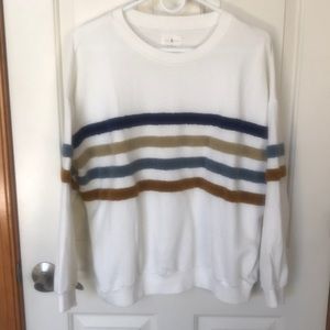 Lou & Grey striped sweatshirt medium